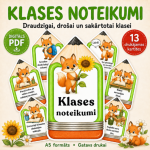 KLASES NOTEIKUMI – LAPSIŅA | uzvedība