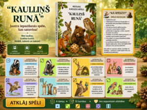 Metamā kauliņa spēle “KAULIŅŠ RUNĀ” | saliedēšanās | zinību