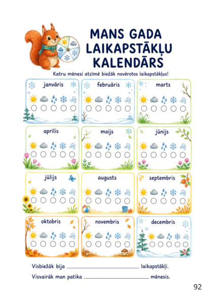 GADALAIKU PIEDZĪVOJUMI GADALAIKU PIEDZĪVOJUMI