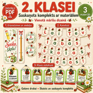 Materiālu komplekts 2. klasei – Mārītes | Zinību diena Materiālu komplekts 2. klasei – Mārītes | Zinību diena
