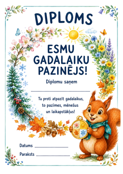 GADALAIKU PIEDZĪVOJUMI GADALAIKU PIEDZĪVOJUMI