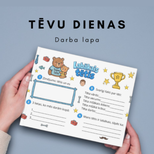 Tēvu dienas darba lapa