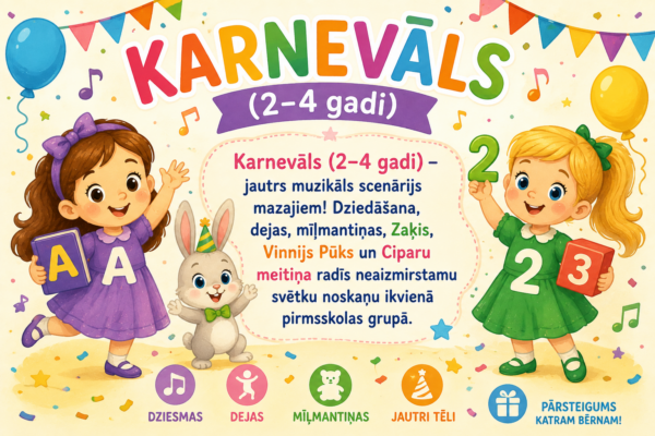 Scenārijs ” Karnevāls 2 – 4 gadi” Scenārijs ” Karnevāls 2 – 4 gadi”