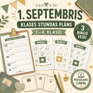 Klases stundas plāns 1.septembrim Klases stundas plāns 1.septembrim