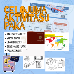 Ceļojuma aktivitāšu paka pdf darbiņi ceļojumiem bērniem Ceļojuma aktivitāšu paka pdf darbiņi ceļojumiem bērniem