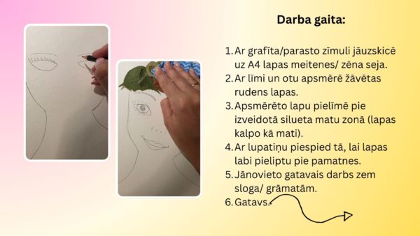 Darbs ar dabas materiāliem Darbs ar dabas materiāliem