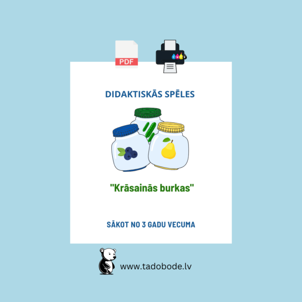 Krāsainās burkas Krāsainās burkas