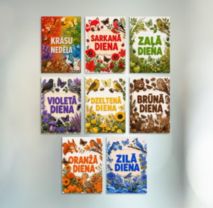 KRĀSU NEDĒĻA – koši A4 plakāti | krāsas