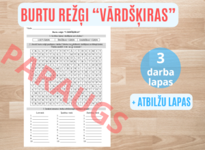 Burtu režģis “Vārdšķiras”