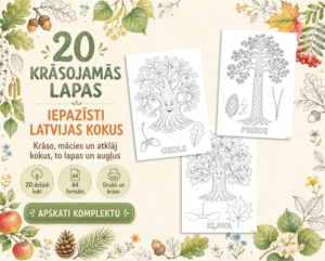 KRĀSOJAMĀS LAPAS – KOKI