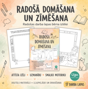 Grāmatiņa – RADOŠĀ DOMĀŠANA un ZĪMĒŠANA | brīvie brīži