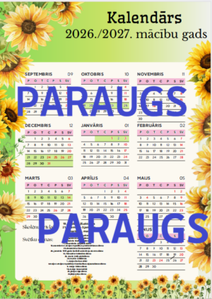 2026./2027.mācību gada kalendārs