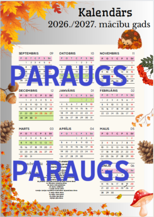 2026./2027.mācību gada kalendārs