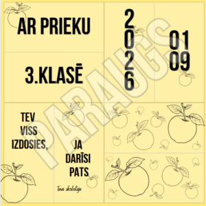Zinību diena. Apsveikums. 3.klase.