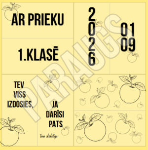 Zinību diena. Apsveikums. 1.klase.