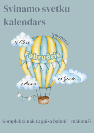 Svinamo vārdu kalendārs Svinamo vārdu kalendārs