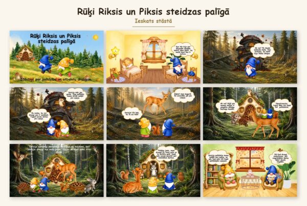 Rūķi Riksis un Piksis steidzas palīgā Rūķi Riksis un Piksis steidzas palīgā
