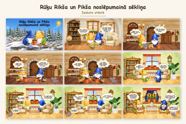 Rūķu Rikša un Pikša noslēpumainā sēkliņa Rūķu Rikša un Pikša noslēpumainā sēkliņa