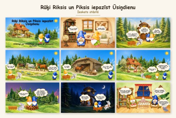 Rūķi Riksis un Piksis iepazīst Ūsiņdienu Rūķi Riksis un Piksis iepazīst Ūsiņdienu