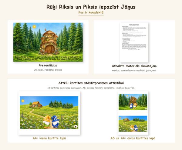 Rūķi Riksis un Piksis iepazīst Jāņus Rūķi Riksis un Piksis iepazīst Jāņus