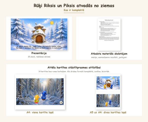 Rūķi Riksis un Piksis atvadās no ziemas Rūķi Riksis un Piksis atvadās no ziemas
