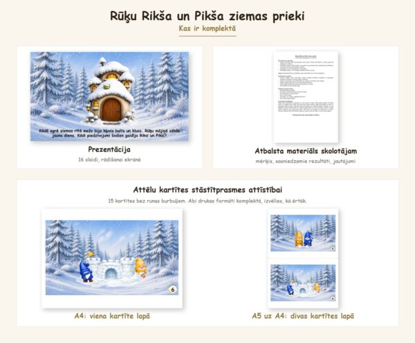 Rūķu Rikša un Pikša ziemas prieki Rūķu Rikša un Pikša ziemas prieki
