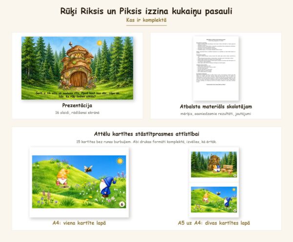 Rūķi Riksis un Piksis izzina kukaiņu pasauli Rūķi Riksis un Piksis izzina kukaiņu pasauli