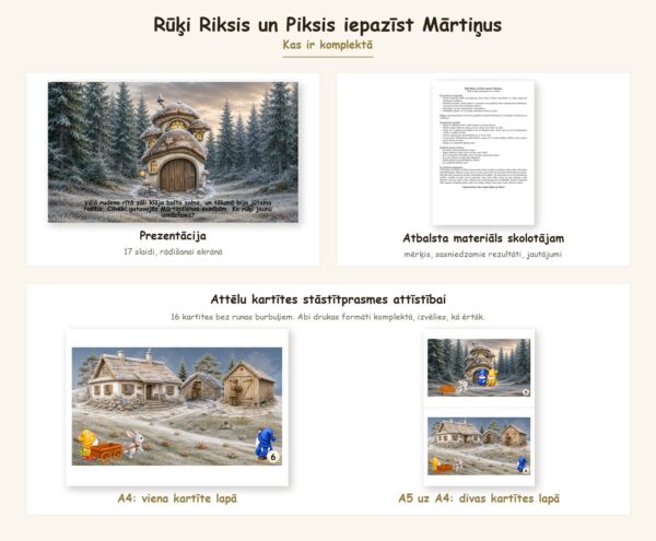 Rūķi Riksis un Piksis iepazīst Mārtiņus Rūķi Riksis un Piksis iepazīst Mārtiņus