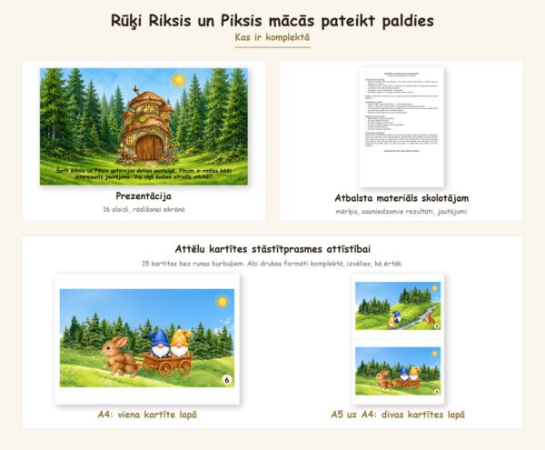 Rūķi Riksis un Piksis mācās pateikt paldies Rūķi Riksis un Piksis mācās pateikt paldies