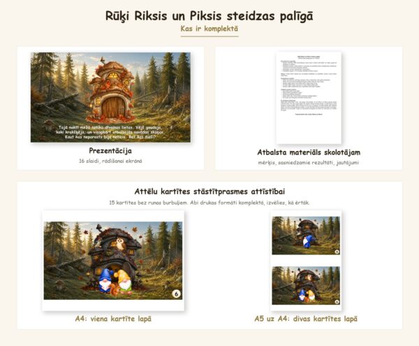 Rūķi Riksis un Piksis steidzas palīgā Rūķi Riksis un Piksis steidzas palīgā