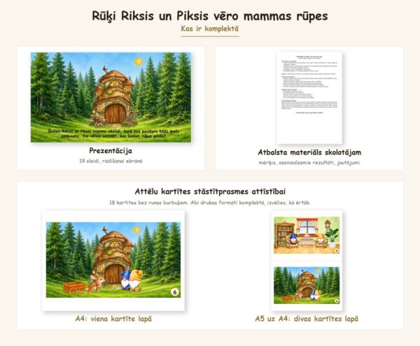 Rūķi Riksis un Piksis vēro mammas rūpes Rūķi Riksis un Piksis vēro mammas rūpes
