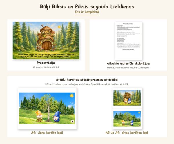 Rūķi Riksis un Piksis sagaida Lieldienas Rūķi Riksis un Piksis sagaida Lieldienas