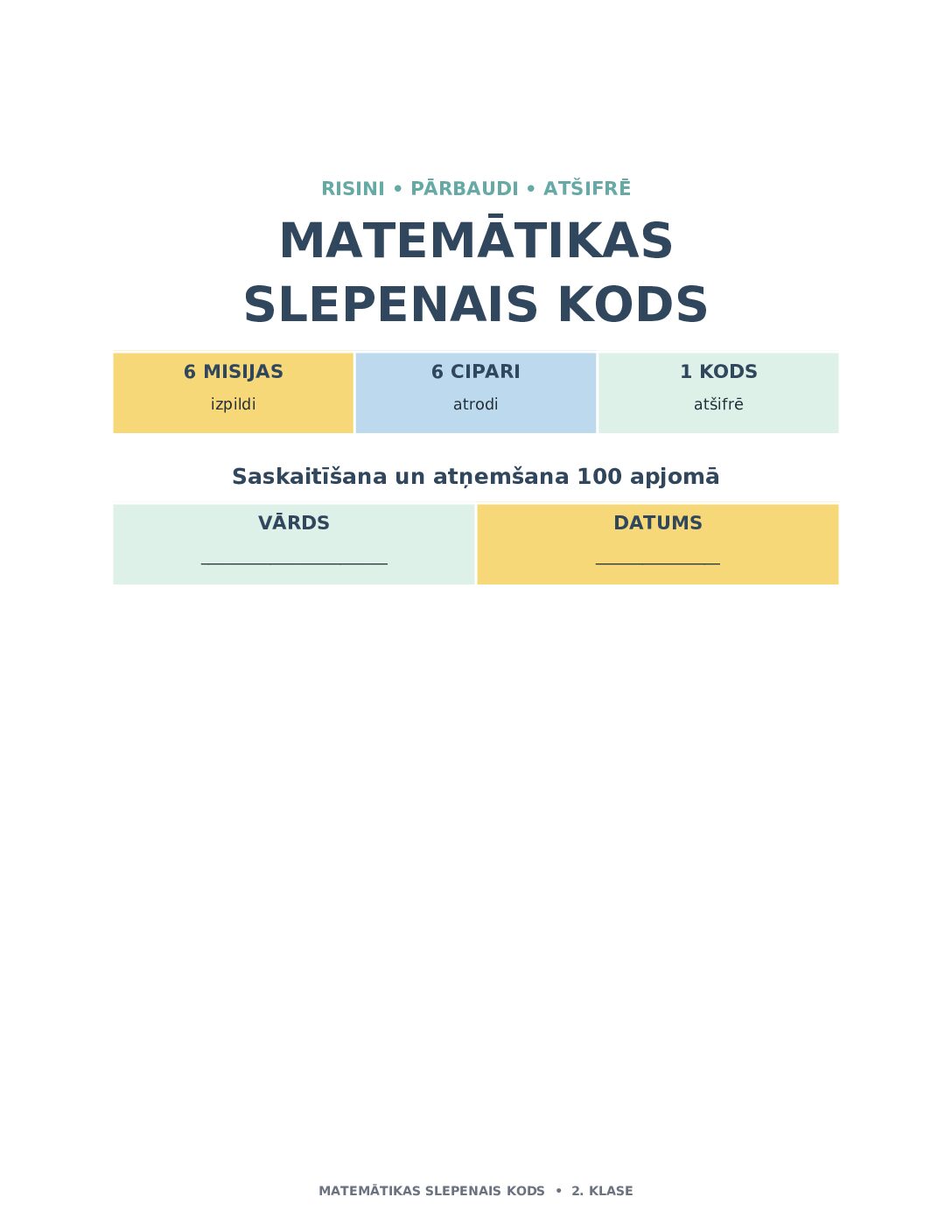 Matemātikas slepenais kods