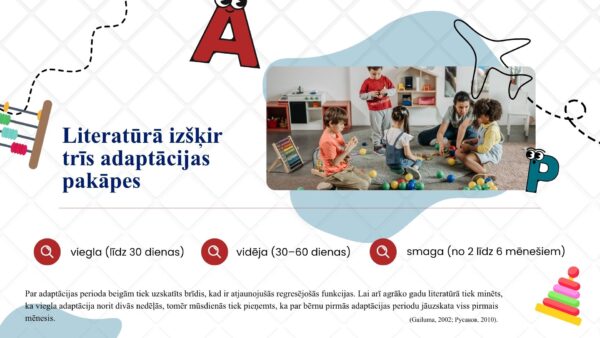 “Uzsākam saskari ar bērnudārzu (vecāku sirdsmieram)” “Uzsākam saskari ar bērnudārzu (vecāku sirdsmieram)”