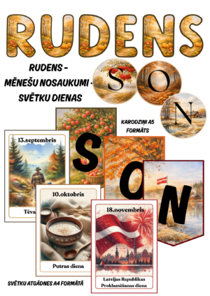 Rudens – mēneši – svētku dienas.