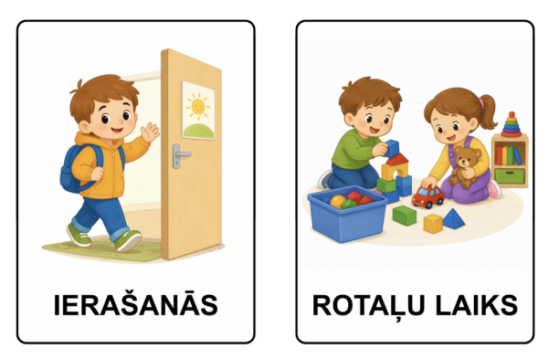 Dienas režīma kartītes Dienas režīma kartītes