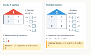 Mācību materiāls: Skaitļu sastāvs (1–10) Mācību materiāls: Skaitļu sastāvs (1–10)
