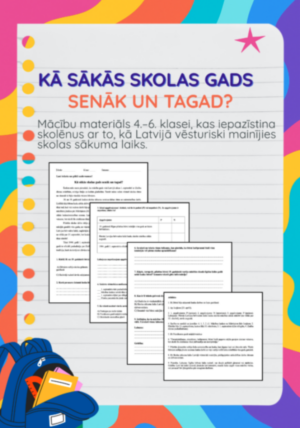 Kā sākās skolas gads senāk un tagad? Darbs ar tekstu.
