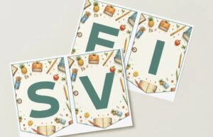 Karodziņi – Sveika 1.,2.,3. klase! skolas piederumi 2 Karodziņi – Sveika 1.,2.,3. klase! skolas piederumi 2