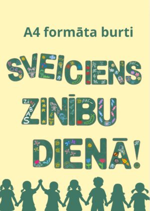 Burti “Sveiciens zinību dienā!”
