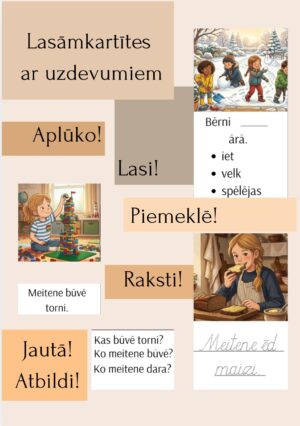 Lasāmās kartītes ar uzdevumiem