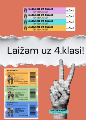 Ieejas biļete + aproce 4. Klasē Ieejas biļete + aproce 4. Klasē