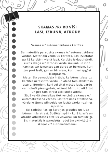 Skaņas /R/ ronīši Skaņas /R/ ronīši