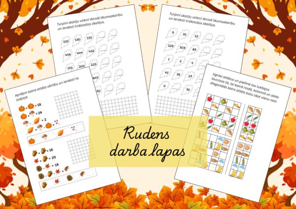 Rudens darba lapas Rudens darba lapas