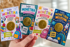 Saldā monētiņa veiksmei un izcilām zināšanām! Saldā monētiņa veiksmei un izcilām zināšanām!