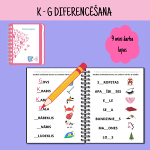 K – G diferencēšana