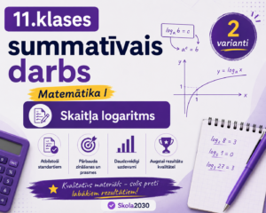 11.kl. – Skaitļa logaritms. Matemātika I. Summatīvais darbs.
