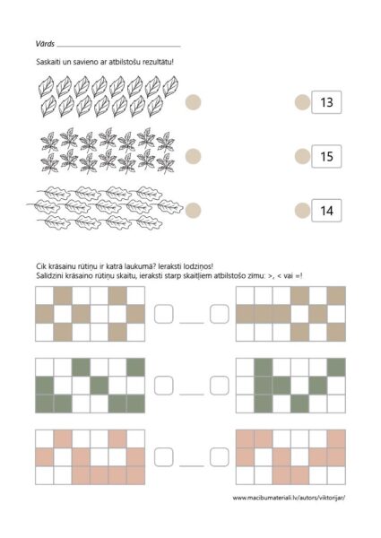 🍂 Rudens matemātika pirmsskolā I 5 darba lapas I 5-6 g. 🍂 Rudens matemātika pirmsskolā I 5 darba lapas I 5-6 g.