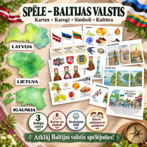 Didaktiskā spēle “Baltijas valstis” | Latvija