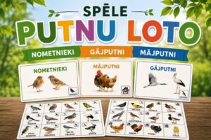 LOTO PUTNI – GĀJPUTNI, NOMETNIEKI, MĀJPUTNI.